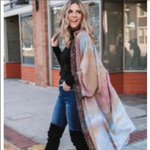 Amaryllis - Ashley Stewart Tie Dye/Leopard Duster